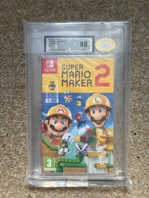 Super Mario Maker 2 (Nintendo Switch, 2022) Sealed UKG Graded 90 NEUWERTIG
