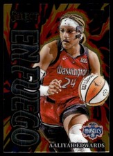 Aaliyah Edwards Rookie #1 2023-24 WNBA Panini Select En Fuego Washington Mystics