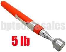 5lb Telescoping Magnetic Pick Up Tool Pen Size 5" - 24" Extension w/ Pocket Clip