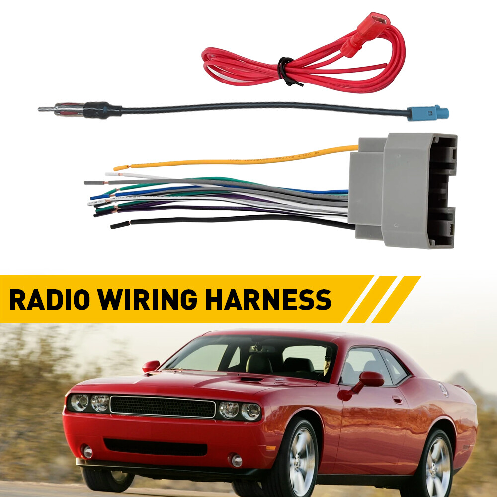 Car Radio Stereo Dash Kit Wire Harness Antenna Adapter For 2007-17 Jeep Wrangler