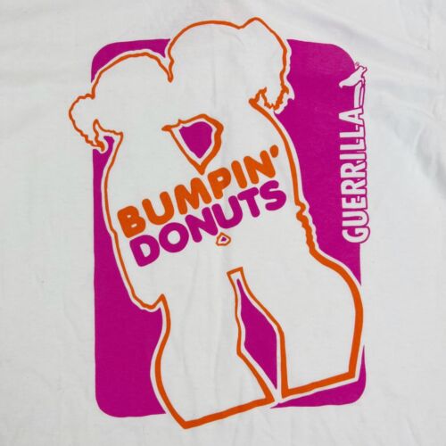 Bumpin Donuts Dunkin Donuts Parody Funny Naughty T-shirt Sz M - Picture 2 of 4