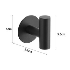 Adhesive Hooks Towel Hooks for Bathroom,2 Pcs Wall Mount Towel Holder