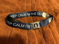 Doctor Who Buckle-Down "Keep Calm I'm the Doctor" Adjustable Belt 24"-44" Waist