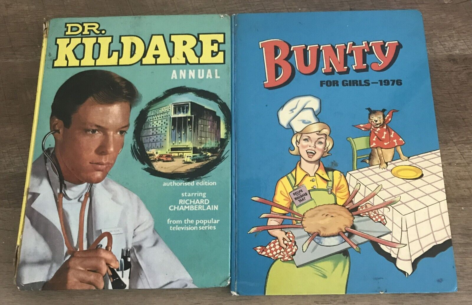 DR. KILDARE DELL COMICS UK 1963 ANNUAL & BUNTY FOR GIRLS 1976 HC COMICS BOOK