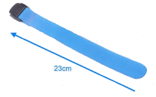 Bracelet CamOn GoPro / HDPRO pour télécommande WiFi (bleu) - Photo 1/1