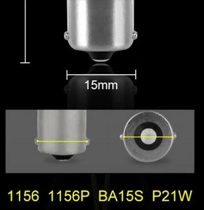 Ampoules BA15S P21W Chrome ORANGE pour Clignotants Utilitaires Voitures 2PCS - Picture 2 of 2