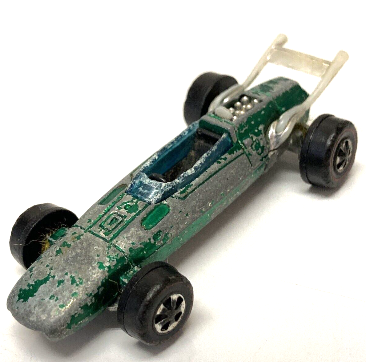 Hot Wheels Redline Indy Eagle Grand Prix Car 1969 Green Made in