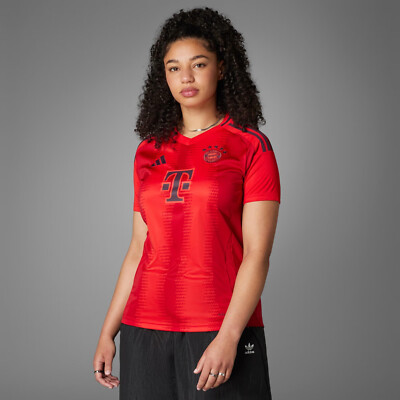 NWT Women's Adidas FC Bayern 24/25 Home Jersey IT2253 Size 2XS