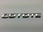 COYOTE Emblem Badge Letter Number alphapet logo car truck chrome/matte black