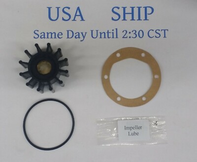 Fischer Panda Water Pump 10-24073-1 Impeller Kit 3'' Diameter Round 6 Bolt Cover