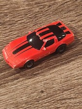 TYCO NEON-ORANGE CHEVROLET CORVETTE With 440-X2 CHASSIS HO SLOT CAR RUNS