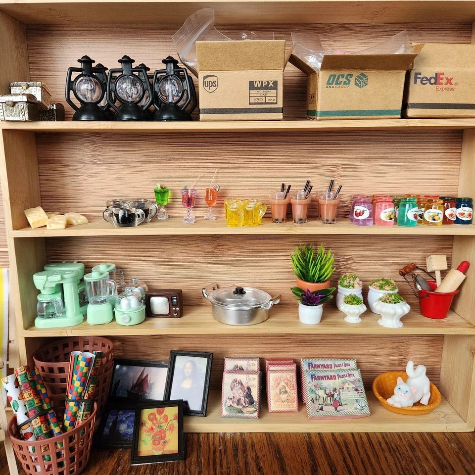 微型娃娃屋爱好者盲袋! 每批 40 件/套! 阅读! — 第 3/4 张图片