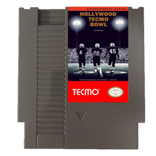 🏈 Hollywood Tecmo Bowl 8-Bit 72-Pin NES Game Cartridge - Retro Sports Play 🎮