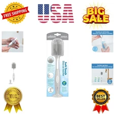 Soft Touch No Scratch Baby Bottle Cleaning Brush, Nipple Cleaner & Suction Cu...