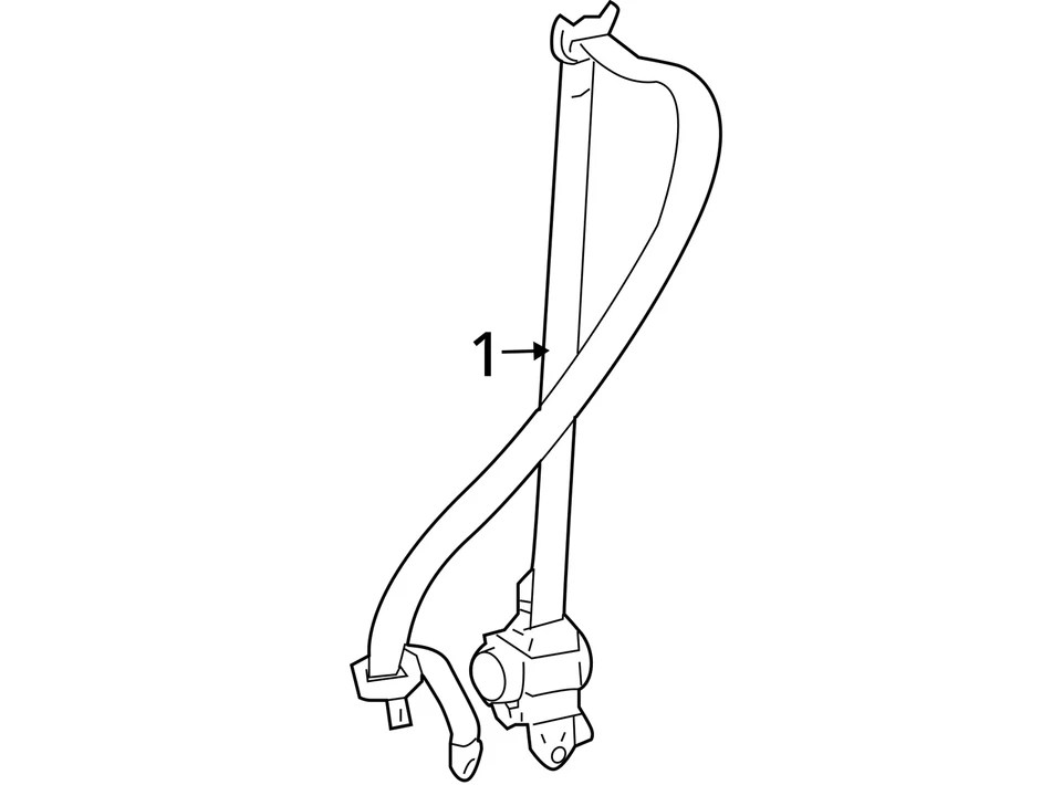 Cinturón de seguridad cubo delantero conductor retractor se adapta 03-09 LEXUS GX470 1650387 Foto 4 de 4