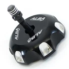 TRX 450R 400EX 400X 700XX Billet Gas Cap  Alba Racing Black 408 T6 B