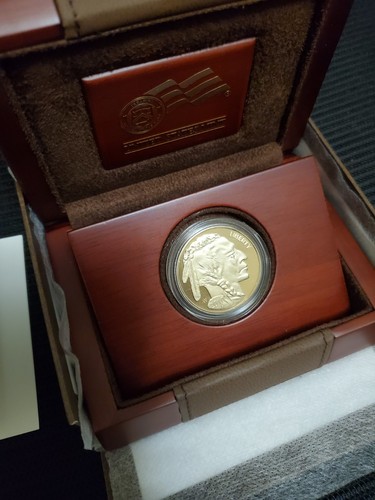 American Buffalo One Ounce Gold Plated Coin With Original U. S. Mint Box & COA - Picture 16 of 16