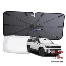 2026 Upgraded Windshield Sun Shade Umbrella, Nano-Coated Reflective Medium