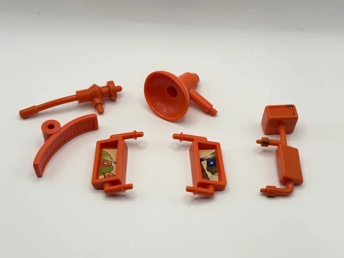 1989 Teenage Mutant Ninja Turtles Party Wagon Accessory Parts Lot