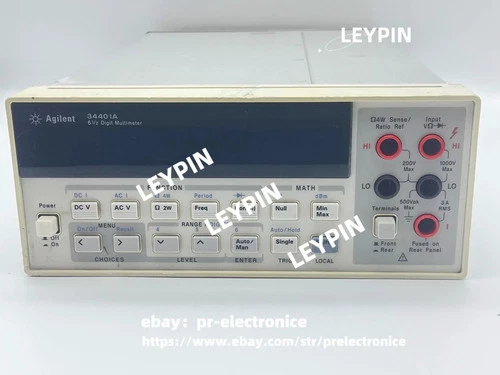 Agilent Keysight 34401A Digital Multimeter 6.5 Digit Tested pass /Good function#