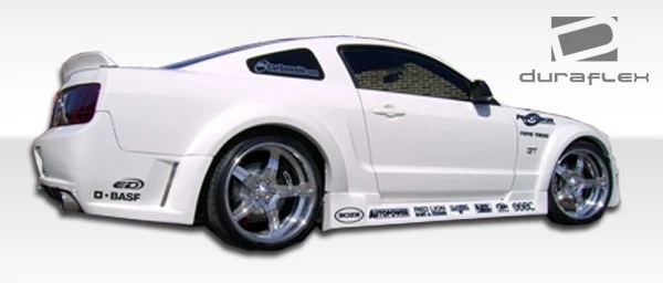 For 2005-2009 Mustang Duraflex Circuit Wide Body Rear Fender Flares - 2 Piece — 第 3/4 张图片