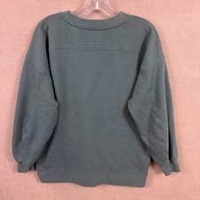 Lululemon Perfectly Oversized Sweatshirt Womens Size 10 Blue Grey Crew Pullover