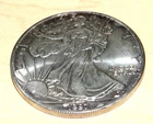 1997 SILVER AMERICAN EAGLE 1OZ COIN PURE SILVER .999