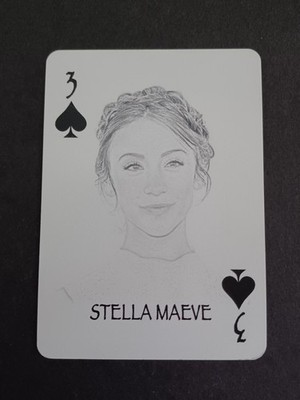 Stella Maeve Chicago Fire P.D. Med Justice Playing Card - TV Show
