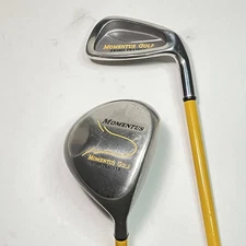 Momentus Golf Weighted Swing Trainer Set RH Iron 32oz + Driver 36oz