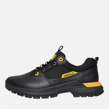 Caterpillar Mens Colorado Lo Shoes in Black/  Cat Yellow Trainers