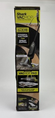 Shark Vacmop Cordless Vacuum Mop With Disposable Pad Charcoal Gray New #VM252