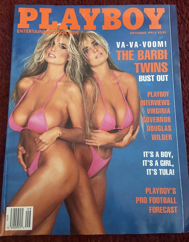 PLAYBOY: The Barbi Twins - September 1991