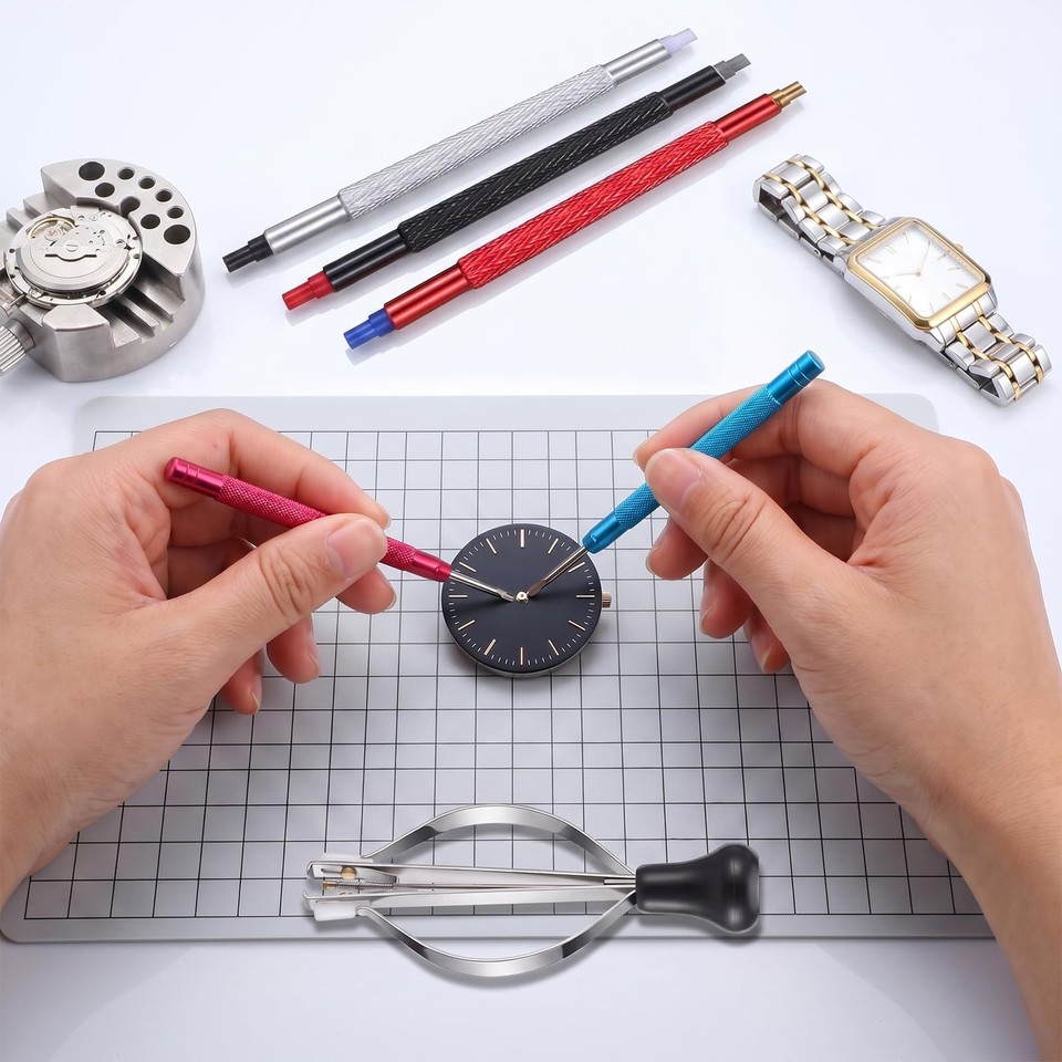 Repaired Tools Watch 8 Pcs Watch Hands Repair Tool Kit, Wristwatch Hand Presser Tool | eBay