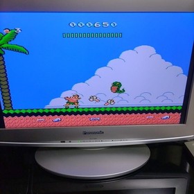 Adventure Island II Famicom Nintendo NES Working Cleaned