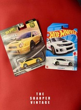 Hot Wheels Premium 2026 Thrill Climbers Yellow Subaru Impreza WRX White STI