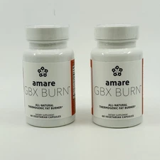 2 PACK Amare GBX Burn Pack Fat Burner Weight Management NEW Best By 10/25 NEW