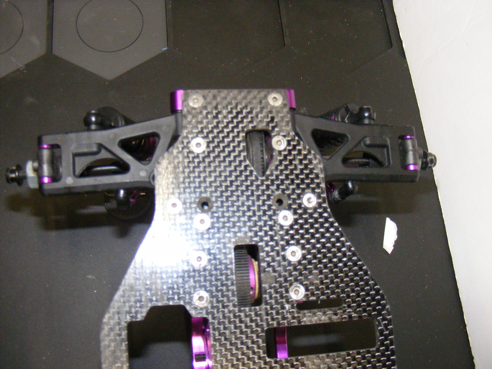 Hpi Cyclone Rc Car Chassis Made Of Carbon Fiber