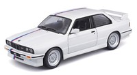 BMW E30 M3 1988 Weiss-Blau-Rot Modellauto 21100 Bburago 1:24