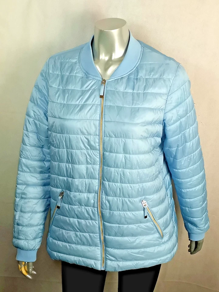 SCHÖNE DAMEN STEPPJACKE DESIGNER MODERN QUILTED JACKE ELEGANT CHIC TRENDY 46 XXL