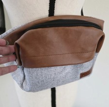 MONBEBE 3 in 1 Everyday Belt bag with Changing Pad Grey Design EuC FREE SHIP