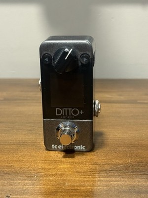 TC Electronics Ditto + Plus Looper Effects Pedal Phrase Sampler