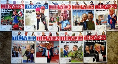 THE WEEK Magazine - Nine (9) Issues from March - May 2024