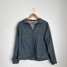 Vintage Nike Full Zip Womens Windbreaker Y2K Running Jacket Teal Large