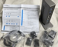 **NIB** StarTech Dual 4K Monitor Hybrid Docking Station G258