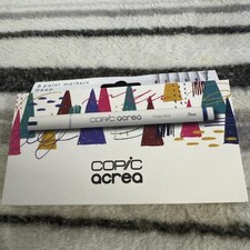 Copic Acrea Paint Markers - Deep Colors, Set of 6