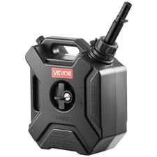 VEVOR Kraftstoffkanister 5L Benzinkanister mit Schloss Motorrad ATV Schwarz