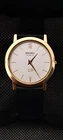Vintage Seiko Slim Quartz Japan Made White Dial Gold Plated Men's Wrist Watch
