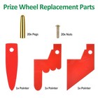 WinSpin Gold Pegs & Red Pointer Replacement Kit Prize Wheel Replacement Parts — photo 2