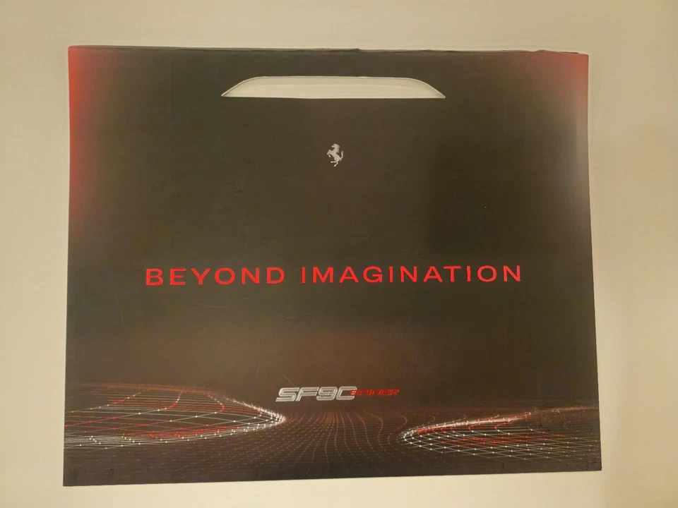 FERRARI SF90 SPIDER Lithograph - Design Sketch - brochure Prospekt 95998278 - Image 2 of 4