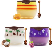Colaren 3 PCS Honey Lip Bee Balm, Moisturizer Coconut Grape Honeybalm UK Lips, 